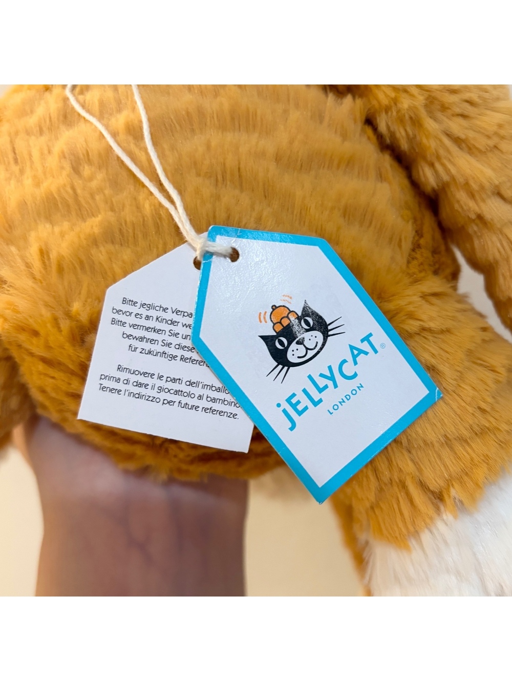 Jellycat Fuddlewuddle Ginger Cat - BNWT - Picture 5 of 9